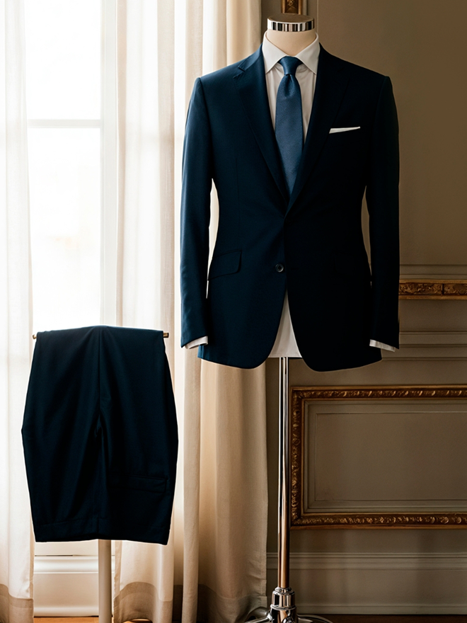 Midnight Blue Suit Details-Brellixandrow